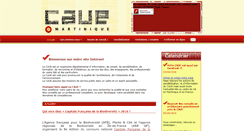 Desktop Screenshot of caue-martinique.com
